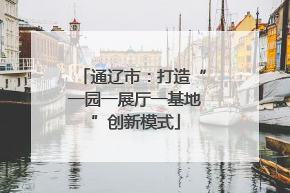 通辽市：打造“一园一展厅一基地”创新模式