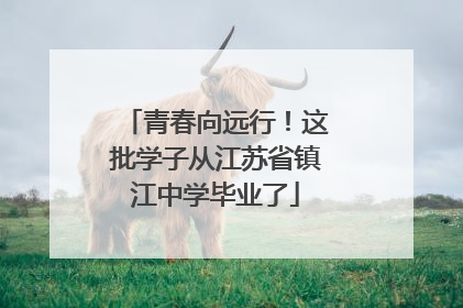 青春向远行！这批学子从江苏省镇江中学毕业了