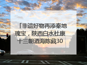 非遗好物再添秦地瑰宝，陕西白水杜康十三朝酒海陈藏30年别具一格