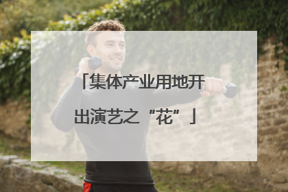 集体产业用地开出演艺之“花”