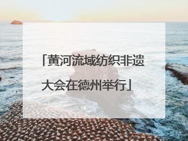 黄河流域纺织非遗大会在德州举行