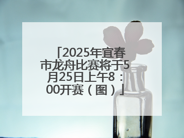 2025年宜春市龙舟比赛将于5月25日上午8：00开赛（图）